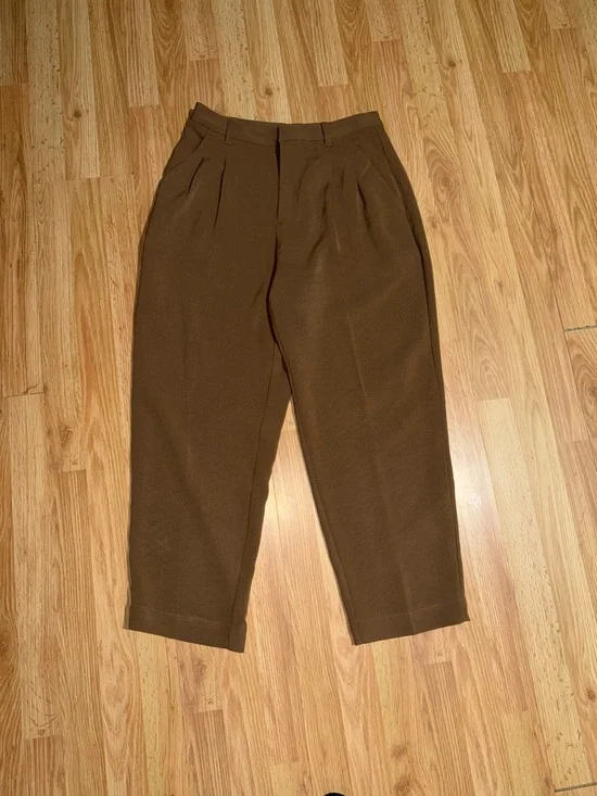 Madewell Double Pleated Trousers Size 6 - Picture 2 of 6